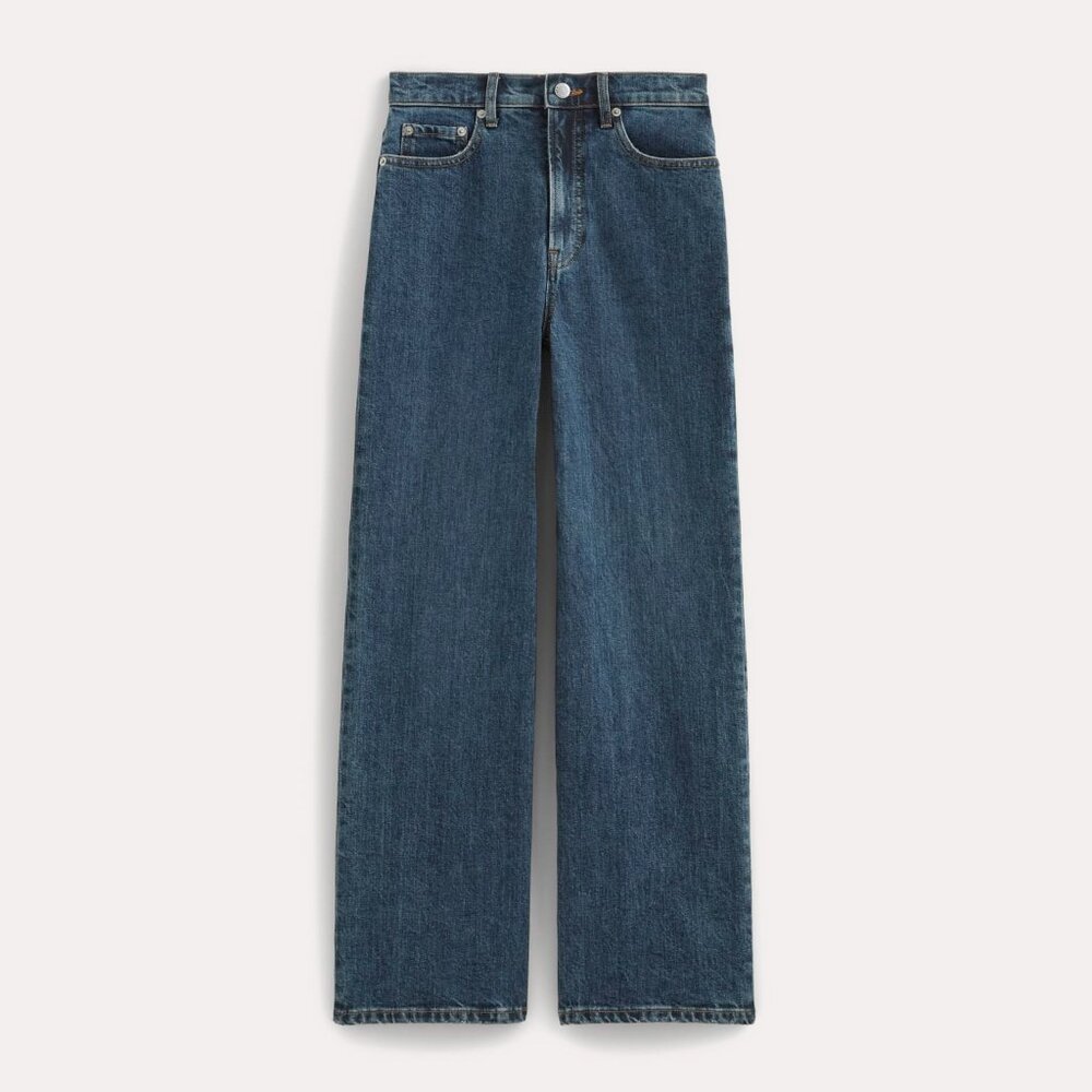 Everlane Women's Way-High® Sailor Jean in Deep Blue, Size 25, Cotton/Denim